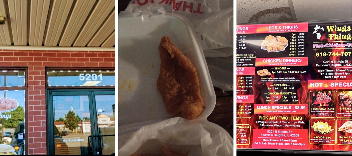 Wings And Things Fairview Heights Menu