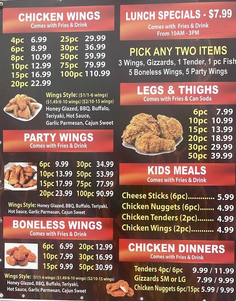 Wings And Things Fairview Heights Menu image 4